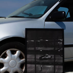 Imaginary Enemy, artprint in afmeting 50x70 cm, verkooppagina studio Triple Chaos. Shop page Triple Chaos.