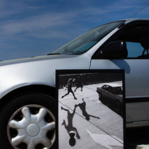 Shop page Triple Chaos, artprint Make me talk, size 50x70